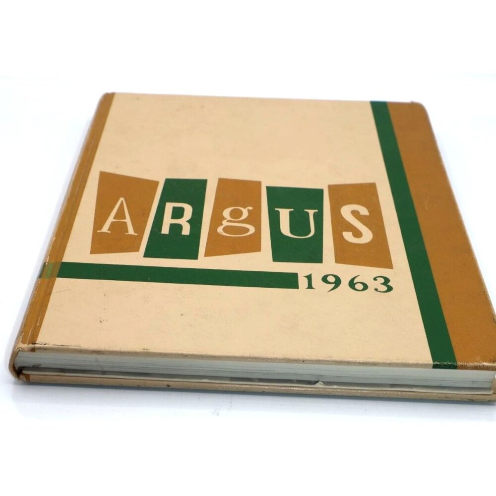 Argus 1963 Yearbook Vintage Retro Mid Century Collectors Item